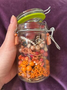 Mystery jewelry jar of sunset themed jewellery